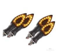 4 FRECCE MOTO UNIVERSALI 9LED SMD INDICATORE DIREZIONE LAMPAGGIANTI 12W LUCI