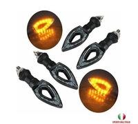 4 FRECCE MOTO UNIVERSALI 9LED SMD INDICATORE DIREZIONE LAMPEGGIANTI 12W LUCI