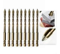 4 frese a secco per piastrelle, marmo e granito, diamantate con punte in lega per un uso duraturo in calcestruzzo, mattoni e progetti in muratura (8+10+12+14)