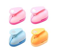 4 fustelle per fiori, mini perforatrici, punzonatrici artigianali, accessori creativi fatti a mano per bambini, adatti per scrapbooking, biglietti, fai da te, ecc.