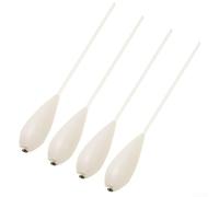 4 galleggianti in acrilico per pesca Bombarda per controller in linea alla carpa, con forma aerodinamica ponderata per lanci a lungo raggio e prestazioni in acqua stabile (30 g)