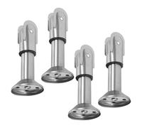 4 gambe di supporto per divisorio per WC in acciaio inossidabile, staffa