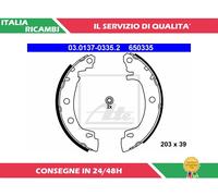 4 GANASCE FRENO POSTERIORI ATE 650335