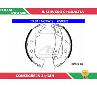 4 GANASCE FRENO POSTERIORI ATE 650352