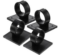 4 ganci a parete for microfono, clip for morsetto, supporto da tavolo portatile, appendiabiti, appendiabiti