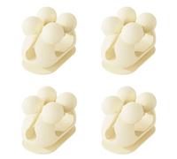 4 ganci da parete in silicone adesivo forte ganci adesivi in silicone ganci da parete per riporre in qualsiasi stanza organizer da bagno multifunzionali