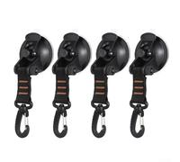 4 ganci di ancoraggio a ventosa per un fissaggio sicuro in diversi ambienti (arancione)