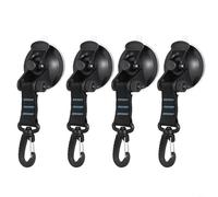 4 ganci di ancoraggio a ventosa per un fissaggio sicuro in diversi ambienti (blu)