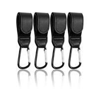 4 ganci universali per passeggino per appendere borse e shopping, comodi moschettoni per passeggino, perfetti per Uppababy, Babyzen Yoyo, Britax, Bugaboo, Bob, Buggy, carrello della spesa