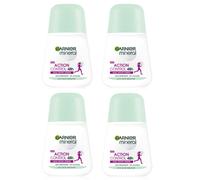 4 Garnier Mineral Action Control 48h Deodorante Antitraspirante Roll On Donna