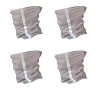 4 ghette protettive riflettenti per il collo, traspiranti, traspiranti, per coprire il collo da uomo, protezioni solari