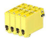 4 Giallo XL Cartucce d'inchiostro per Epson Workforce WF-3010DW & WF-7515
