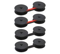 4 GR4 Nastri per Macchine da Scrivere en Nylon, Nastro Ricambio per Calcolatrice Ricambio Nastro Bobina Ricambio Compatibile Con Olivetti Nastro Nero e Rosso 7 Metri