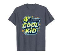 4 ° Grado Cool Kid: Divertente Celebrazione dellanno Scolastico Maglietta, Uomo, Pervinca, L