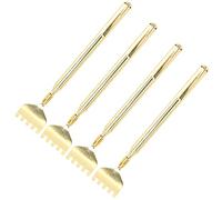 4 grattacieli per la schiena, portatili, telescopici, in acciaio inox, per il massaggio