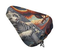 4 Great Divine Beasts, coprisella per bicicletta con coulisse, impermeabile, protegge dal sole e dalla polvere, unisex, per mountain bike