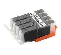 4 Grigio Cartucce d'inchiostro rimpiazzare Canon CLI-551GY non-OEM / Compatible