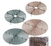 4 griglie per fiori: protezione per piante e gatti grandi 52 cm e 28 cm, tagliabili, per piante, per interni, a prova di gatti