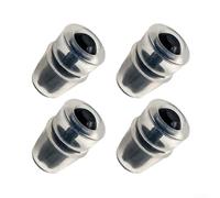 4 guaine in silicone per valvola di morso per sacca idrica ideale per sport e uso esterno (nero)