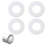 4 guarnizioni Wc a caccia d'acqua, ricambio in silicone bianco, 63 x 33 x 2 mm, compatibile con la guarnizione di caccia Geberit acqua modello 816.418.00.1