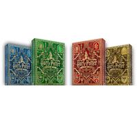 4 Harry Potter Carte da Gioco Ponti Theory 11 Rosso Blu Verde Giallo 4 Case