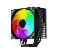 4 Heatpipe Air CPU Cooler RGB PWM 4 Pin Silent PC CPU Fan 1700 1200 1150 X79 X99 2011 CPU Cooling AM5 AM4(5 Heat pipes,Black-5V ARGB-2Fan)