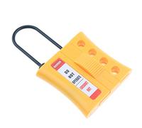 4-Hole Non Conductive Safety Dielectric Slider Completamente Isolato Lockout Hasp