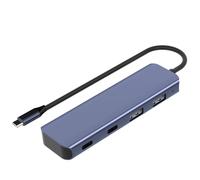 4 hub USB del porto con 2 USB A e 2 tipo C porta alluminio veloce 10Gbps di velocità per vari scenari