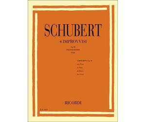 4 IMPROVVISI OP. 90 D. 899 - FRANZ SCHUBERT - SPARTITO PER PIANOFORTE