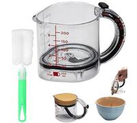 4-in-1 Adjustable Measuring Cup, Multi-Functional Measuring Cup, with Adjustable Base & Scraper-Style Seal Base, Space-Saving Easy to Clean, Multi Measurings Cube Cups for Cooking and Baking (1pc)