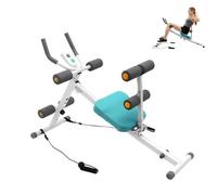 4 in 1 attrezzo multifunzione per l'allenamento addominale per casa, altezza e lunghezza regolabile, display LCD, capacità di carico 120 kg per famiglie, aziende, palestre