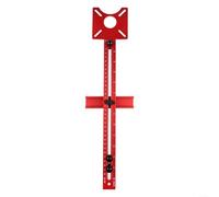 4 In 1 Cabinet Hardware Jig, Router Fresatura Staffa Guida Hardware Jig Piastra Da Tavolo In Alluminio Punch Automatico Per La Lavorazione Del Legno