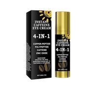 4-IN-1 Caffeine Eye Cream, Caffeina Siero Oculare, Rimozione delle occhiaie, Crema Oculare Contro le occhiaie e il gonfiore, anti-invecchiamento, Riduce le borse lacrime, rughe e linee sottili (1)