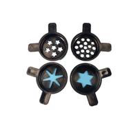 4 In 1 Coperchi Modellabili Magici Pezzi Di Ricambio Tappi Ugelli Di Macchine For Gelato Soft 4 Forme Diverse Diametro Interno 28 Mm