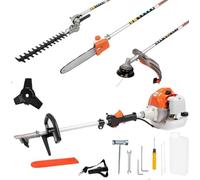 4 in 1 Decespugliatore a Scoppio 52cc 2T tagliasiepi disco tre denti troncarmi motosega