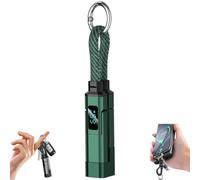 4-in-1 Digital Display Keychain Charging Cable,4-in-1 Usb C Charging Cable - Fast-, Kink-resistant & Compact,65w Fast Short Phone Lanyard Data Fit Light-ning(C)