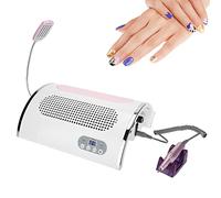 4 in 1 Elettrico Multifunzione Unghie Trapano Unghie Kit, Punte per Trapano per Unghie Collettore di Aspirazione per Polvere di Arte del Chiodo, 54W LED UV Essiccatore per