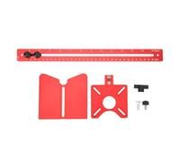 4 in 1 in 1 router jig cerchio che taglia la scanalatura bordo di fresatura staffa di backet versatile che faceva sloting utensile