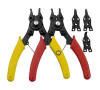 4 in 1 interno esterno clip O Ring Pliers, Durable Precision Tools for Mechanics, Automotive Engine Electrical Repair, Jewelry Wire Hose | Versatile Hand Tool Kit for Home Workshop DIY Professionals