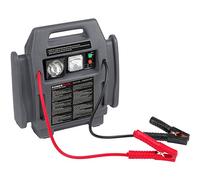4 in 1 Jump Starter Booster Avviatore Portatile di Emergenza per Auto 900A 12V con compressore, Batteria e Lampada Powerplus POWE80090
