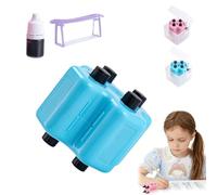 4 in 1 Maths Roller Stamp Set, Math Stamp Roller with Ink, Addition Subtraction Multiplication Division Practice Tool, Rollers Digital Teaching Stamps, Reusable Maths Educational Stamps (Blue)