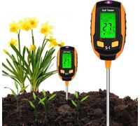 4 in 1 Misuratore Igrometro di Terreno Suolo Tester PH Luce Temperatura