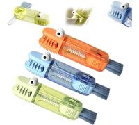 4-in-1 Multi-Function Gap Cleaner, Crocodile Shape Kitchen Cleaning Brush, Crocodile 4-in-1 Multi-Function Gap Cleaner, Portable Home Kitchen Crevice Cleaning Tools (3Pcs Mix)