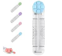 4-in-1 Multi-Function Paper Trimmer, Bidirectional Papers Cutter, Equipped with Straight, Wavy, Perforation and Crease Blade, Small Papers Cutter, Scrapbooking Tool (1 Pcs*Blue)