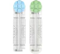 4 In 1 Paper Cutter - 4 In 1 Multi-Function Paper Trimmer, Convenient, Foldable Perforation Tool for Cardboard,Coupons,Photos,Postcards,Scrapbook (2Pcs-D)