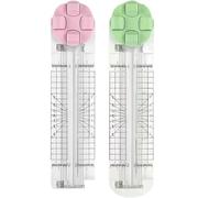 4 In 1 Paper Cutter - 4 In 1 Multi-Function Paper Trimmer, Convenient, Foldable Perforation Tool for Cardboard,Coupons,Photos,Postcards,Scrapbook (2Pcs-C)