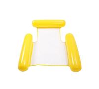 4 in 1 Piscina Gonfiabile Adulti Amaca D'acqua Reclinabile Gonfiabile Galleggiante Materasso Per Il Nuoto In Mare Giocattolo Per Feste In Piscina Lettino(Yellow)