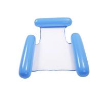 4 in 1 Piscina Gonfiabile Adulti Amaca D'acqua Reclinabile Gonfiabile Galleggiante Materasso Per Il Nuoto In Mare Giocattolo Per Feste In Piscina Lettino(Blue)