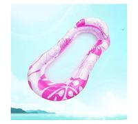 4 in 1 Piscina Gonfiabile Adulti Amaca Galleggiante Per Acqua Materasso Ad Aria Portatile In PVC Pieghevole Con Schienale E Braccioli Giocattolo Per Adulti Feste Estive In Spiaggia(Pink Figure)