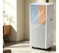 4-in-1 Portable Air Conditioning Unit, Inverter Mobile Air Conditioner with Cooling, Heating, Dehumidification & Ventilation, Smart Control Panel, Dust Filter & 360° Casters for Bedroom Kitchen Attic